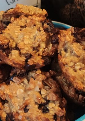 Une photo de ⭐⭐Cookies healthy flocons d'avoine