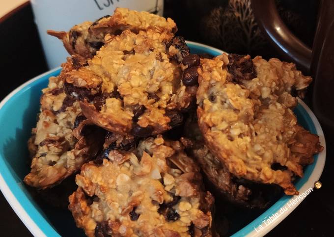 Cookies healthy flocons d'avoine