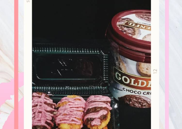 Bahan Pisang cokelat crunchy | Langkah Membuat Pisang cokelat crunchy Yang Lezat