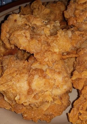 Foto resep Ayam goreng crispy. Tepung home made