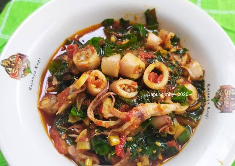 SambaL Cumi Asin DauN SO (Daun Melinjo Yang Muda)