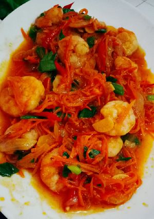Foto resep Udang asam manis