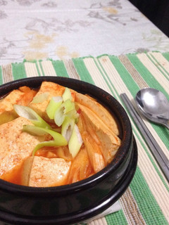 Foto resep Tahu kuah gochujang (tahu jjigae) 찌게
