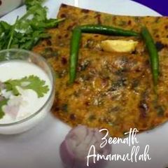 A picture of Palak and Methi Missi Roti.