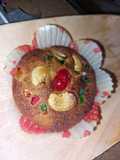 এয়ারফ্রায়ারে ক্রিসমাস কাপকেক (airfrier cupcake recipe in bengali)