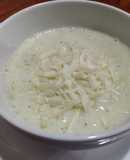 Crema de papa y perejil