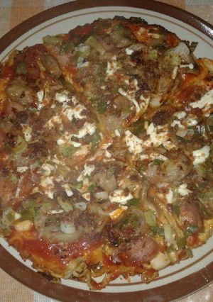 Foto resep Pizza mie instan seadanya