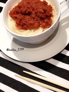 صورة لوصفة معكرونه بالطماطم 🍅