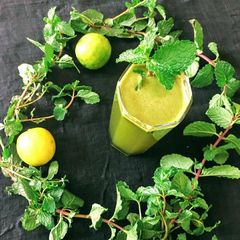 A picture of Mint lemonade.