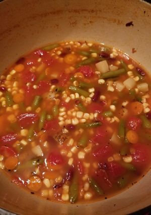 A picture of Vegetable Soup.