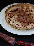 Tarte mascarpone com bagos de romã