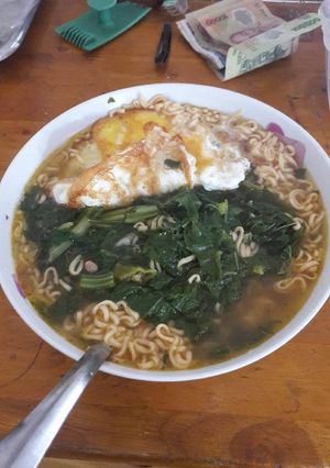 Hình của món Mì gói cho buổi sáng.