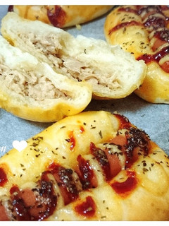 Foto resep Roti tuna mayo n roti sosis