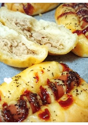Foto resep Roti tuna mayo n roti sosis