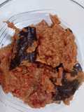 Terong balado ikan asin rampai