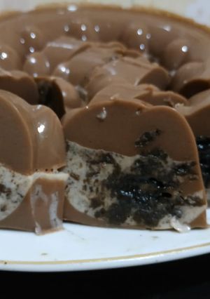 Foto resep Puding Susu Oreo Coklat