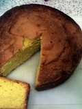Yellow tea cake