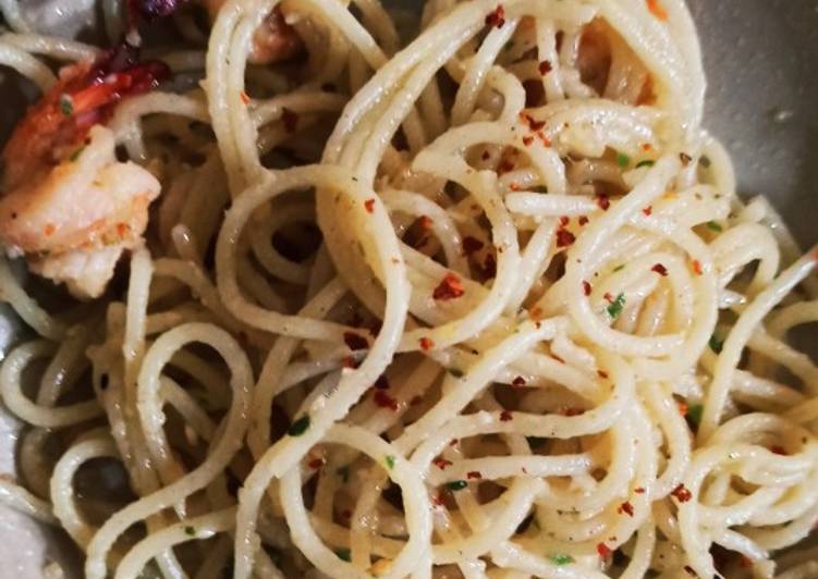 Bagaimana Membuat Spaghetti Aglio Olio, Enak