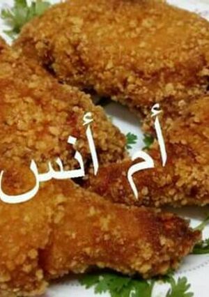 صورة لوصفة تشيكن كرسبي لذييييذ