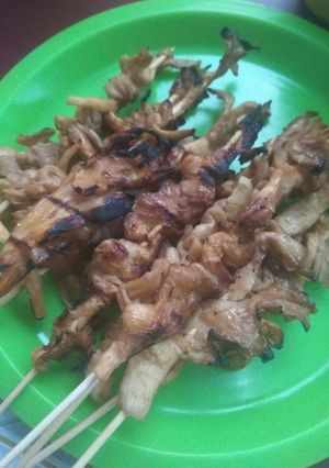 Foto resep Sate jamur