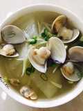 Sup kerang & buah beligo/kondur