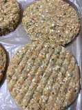 Hamburguesas de garbanzos y arroz