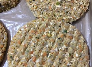 Una foto de Hamburguesas de garbanzos y arroz