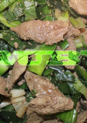 Hình của món Tim gan xào hành Poiro (Poa-rô) 10 phút.