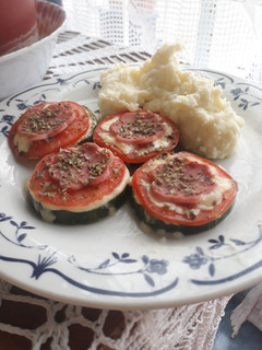 Una foto de Pizzetas de zapallo italiano