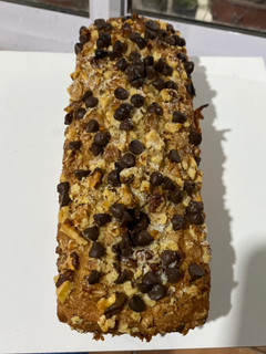 Una foto de Budín integral de Banana con chip de chocolate y nueces