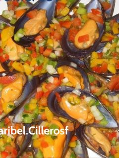 Una foto de Mejillones en vinagreta