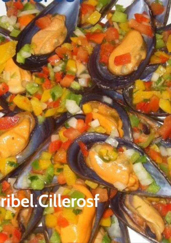 Una foto de Mejillones en vinagreta