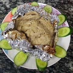 A picture of White whole chicken.