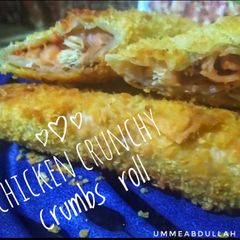 A picture of Chicken crunchy crumbs roll.