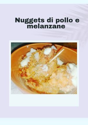Foto di Nuggets di pollo e melanzane