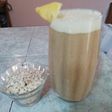 Agua de avena y piña
