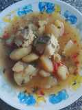 Patatas guisadas con bacalao