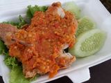 Sambal bawang ayam geprek