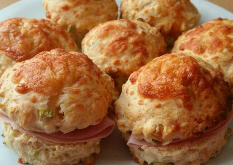 Recipe: Appetizing Vickys Cheese & Onion Scones, GF DF EF SF NF