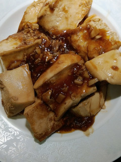 鹹甜燒豆腐(方便素)(低碳生酮餐) 的食譜成品照片