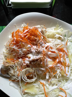 Una foto de Ensalada de col con salsa de yogurt 0