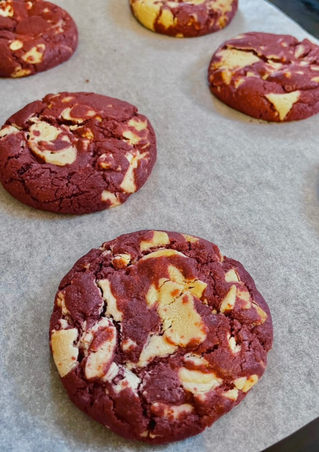Una foto de Cookies red velvet