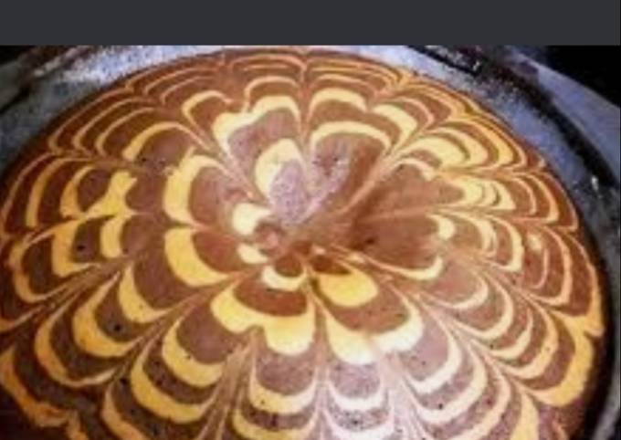 Delicious marble cake