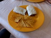 Uma foto de tortilhas carne