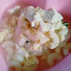 รูปของ Sup Macarroni Telur Tahu (Mpasi 1th+)
