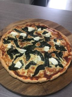 Una foto de Pizzas con masa madre