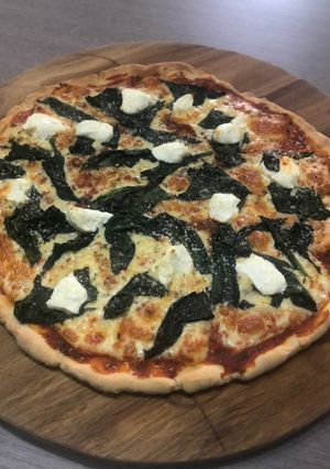 Una foto de Pizzas con masa madre