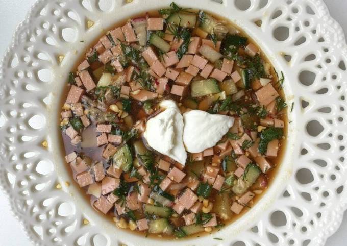 Recipe of Ultimate Soup Okroshka Classic with kvass