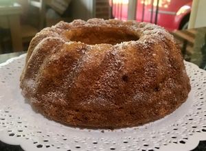 Una foto de Yuca (mandioca o Aipim) en Torta dulce