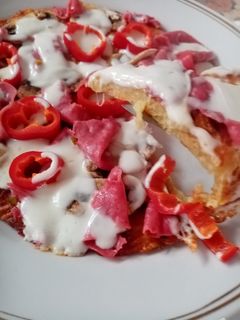 O poză a rețetei Pizza pe blat din cartofi.